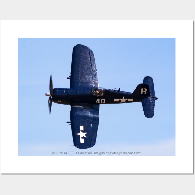 F4U-7 Corsair Photo-Pass Wall Art by acefox1